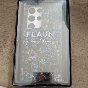 Flaunt Iridescent Black Square Case for Galaxy S23 Ultra